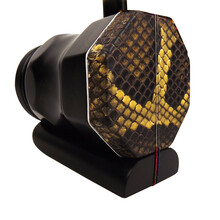 FLOFAIR牌 黑檀木 材质 铜轴 圆角 八方 后圆 演奏 初学 剧团 二胡 乐器 017 