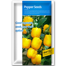 凤鸣雅世  彩椒种子甜椒菜椒青椒辣椒种籽方形灯笼椒四季阳台盆栽籽种孑蔬菜种子红椒黄高产甜椒籽蔬菜种籽 金凯黄色方型甜椒种子 100粒