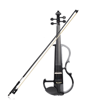 琴兹（Qin Ci）专业电声电子小提琴 烤漆乌木配件拾音器专业演奏 国产拾音器电子小提琴B款黑色