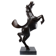 阿斯蒙迪青铜雕塑艺术品限量收藏高端商务礼品乔迁贺寿家居装饰摆件客厅书房办公室弗兰斯限量作品 欢快的骏马