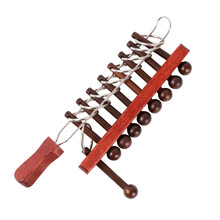 三格田（SANGTY）九连环儿童古典益智力玩具解环解锁玩具智力扣孔明锁鲁班锁学生高智商逻辑思维 （特大）木制九连环（高难度款）