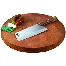 铁匠世家家用菜刀不锈钢菜刀单刀女士切片刀厨房刀具手工锻打切菜刀玉环款