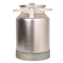创普 按压式铝合金运输桶 40斤牛奶密封桶  20升容量铝桶     加固型储藏桶 20升 铝合金桶