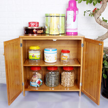 【简约现代餐边柜橱柜储物收纳柜微波炉架碗柜