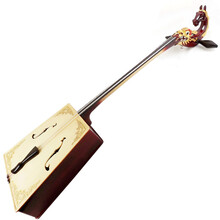 FLOFAIR 民族拉乐器 红木 指板 鱼鳞松 面板 成人 演奏 初学 入门 演奏马头琴 MT-02 MT-08龙马头彩绘马头琴