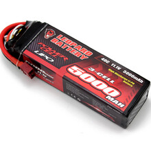 豹牌锂电池5000MAH毫安 3S 11.1V 40C大F大E XO-1 YETI雪人大S 模型车 长款