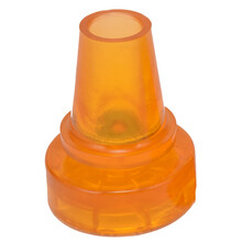 烨泰（YETAI） 拐杖脚垫助行器胶头老人助步器胶垫腋下双拐头 内径22透明 双层 1只装