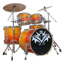 TAMA TZZ挑战者架子鼓 灵魂系列枫木烤漆 加长底鼓 爵士鼓5鼓3镲架 琥珀日落