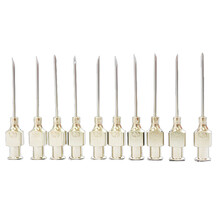 窝窝猪（WOWOZHU） 兽用针头 进口不锈钢针头 兽用注射器针头 兽医器具 10支装 0.9*15mm 底座18 mm未断奶仔猪用