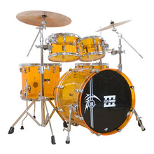 TAMA TZZ挑战者架子鼓 亚克力光感系列 限量新品爵士鼓5鼓3镲架透明白透明黄透明红 GG522-TY透明黄