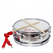 新宝（XinBao） 13英寸不锈钢少先队鼓学生鼓XB145型 14英寸小军鼓乐器双音鼓 14英寸不锈钢小军鼓  带鼓棒+鼓带
