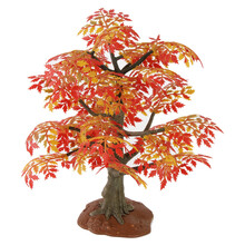 场景模型仿真植物假树仿真野生动物套装配件恐龙场景造景儿童玩具 大枫树