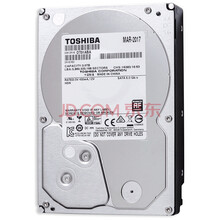 东芝(TOSHIBA)  3.5英寸 监控机械硬盘 SATA接口 监控系列 监视应用优化 监控级机械硬盘 4TB DT02ABA400V 叠瓦SMR