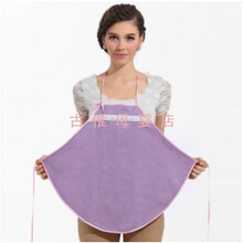 孕妇装银纤维防辐射吊带衣服防辐射肚兜孕妇装反福射肚围防护服怀孕期的衣服四季防射服孕妇防辐射夏 浅紫 均码