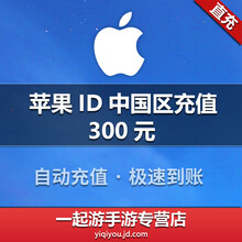 【苹果账户账号apple id 充值300元 app store