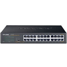 TP-LINK TL-SG1024DT 24口全千兆桌面型无盘网络监控克隆企业酒店网吧非网管交换机