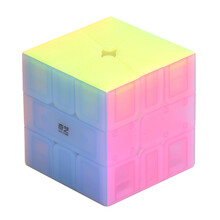 奇艺 果冻色二阶 三阶 四阶 五阶 粽子 金字塔 斜转 SQ1魔方 钥匙扣魔方 透明果粉 益智玩具 SQ1魔方