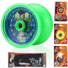 奥迪双钻悠悠球 火力少年王5传奇再现 yoyo球魔龙煞溜溜球儿童玩具 魔龙煞+油+线+手套+普通Kk轴承