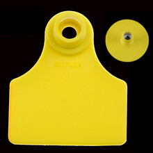 山力畜牧 安乐福猪耳牌 安乐福耳牌 无字猪耳牌 有字母猪耳标牌 猪用耳标牌打字耳牌 安乐福猪耳牌 无字　黄色100副