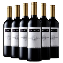 超市	牧羊人 赤霞珠美乐 红葡萄酒 750ml*6瓶 整箱装 智利进口红酒
