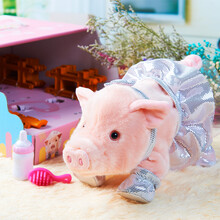 趣巢 天上掉下个猪妹妹养成型智能机器宠物 抖音电子宠物萌宠小猪毛绒儿童益智玩具男女孩节日礼物 天上掉下来个猪妹妹
