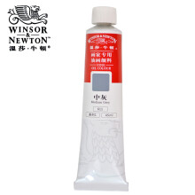 温莎牛顿（WINSOR&NEWTON） 温莎牛顿 画家专用油画颜料45ml 单色装 中灰