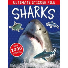 Ultimate Sticker File Sharks 进口新奇特玩具书