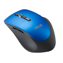 华硕 WT425无线鼠标 静音鼠标 办公鼠标 人体工学鼠标游戏鼠标 USB鼠标 蓝色