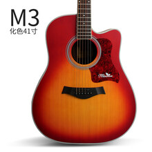 经典款41寸初学者民谣吉他男女学生新手入门吉它 M3化色41寸