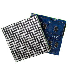 德飞莱 16x16 led点阵 汉字屏 led模块 单片机开发板 红绿双色