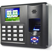 纹考勤机打卡机指纹式上班考勤机指纹机签到机