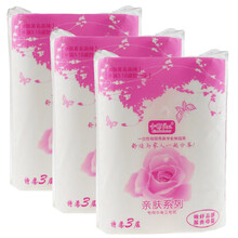 小布头儿孕产妇专用中卷纸卫生纸月子纸待产用产褥期产房产前产后用刀纸无芯卷筒纸卫生纸 3提 6卷