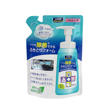 狮王lion艾宠 日本进口免洗洁足抑菌泡沫宠物猫咪狗狗干洗免水洗除菌泡沫 袋装替换装200ml