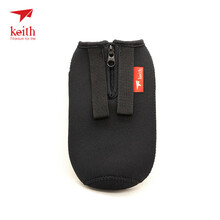 铠斯（KEITH） 铠斯运动水壶壶套黑色防摔原装壶套 迷彩壶套个性时尚 实用水壶套 400ML黑色壶套