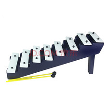 包邮8音阶梯琴奥尔夫打击乐器幼儿园教玩具蓝色红色黄色可选TR9011奥尔夫天地（Orff world 蓝色