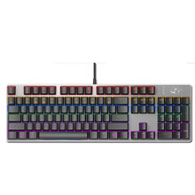 密探   网鱼网咖 yKeyboard 104 背光金属 机械键盘 全键无冲 网咖版-104黑色彩光键盘