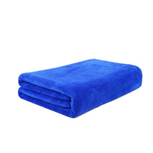 车之吻 洗车毛巾 擦车布 洗车巾细纤维磨绒加厚毛巾(60CM*40CM红绿蓝咖紫 蓝色1条装