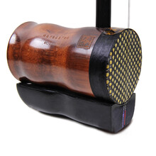 名森（Minsine）二胡演奏级湖南花鼓大筒黑檀木铜轴烤竹筒圆筒二胡琴花鼓戏民族乐器