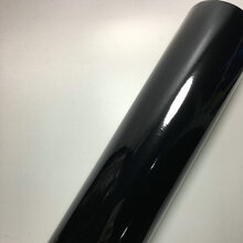 亚承汽车改装饰贴纸 车贴  高光车身改色膜 三层高亮面贴膜 亮光改色膜 带保护膜 亮面黑色 1.5米X0.5米
