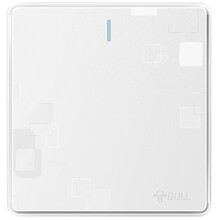 公牛(BULL) 开关插座 G18系列 一开有线门铃电铃开关 按钮带荧光 86型面板G18K115 纹理白 暗装