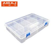 艾瑞泽 塑料零件盒 螺丝收纳盒工具盒  样品分类盒物料盒 F-300 10格