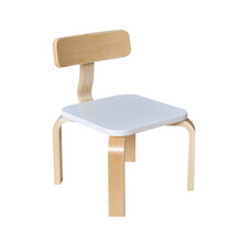 幼儿园桌子宝宝游戏桌靠背椅小桌子凳子小板凳儿童桌椅套装 白色方椅