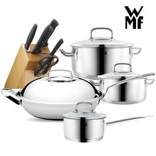 【堡迪斯 钢锅30CM炒锅不粘锅无油烟锅平底锅