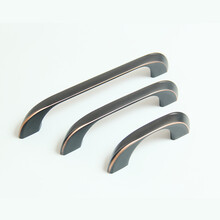 手五金抽屉把手明装现代简约橱柜用 茶金色 6