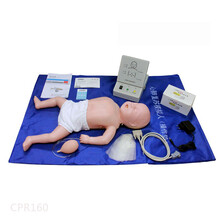 沪模HM/CPR心肺复苏模拟人医学教学模型 多功能 医学急救人体模型 CPR急救安全训练假人橡皮人 HM/CPR160(手提箱装)