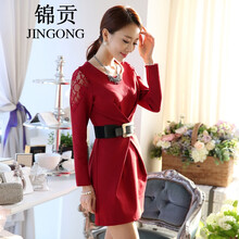 【夏提纳 2017春夏装韩版女装大码修身紧身包