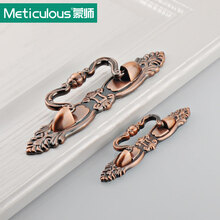 手五金抽屉把手明装现代简约橱柜用 茶金色 6