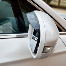 D1 五菱宏光/宏光S/S1宏光S3晴雨挡 五菱之光荣光/V小卡征程车窗雨眉饰条遮雨板改装挡雨条专用 后视镜雨眉(透明) 五菱宏光S