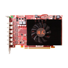 冶天 6竖屏显卡7806PS 多屏显卡1*6，6*1投影拼接融合带EDID锁屏功能 不掉信号不乱屏 4GB单卡