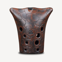 空谷埙 演奏埙十孔GFA调牛头埙 好吹还可以当茶宠 刻字自选 埙乐器 F调左起